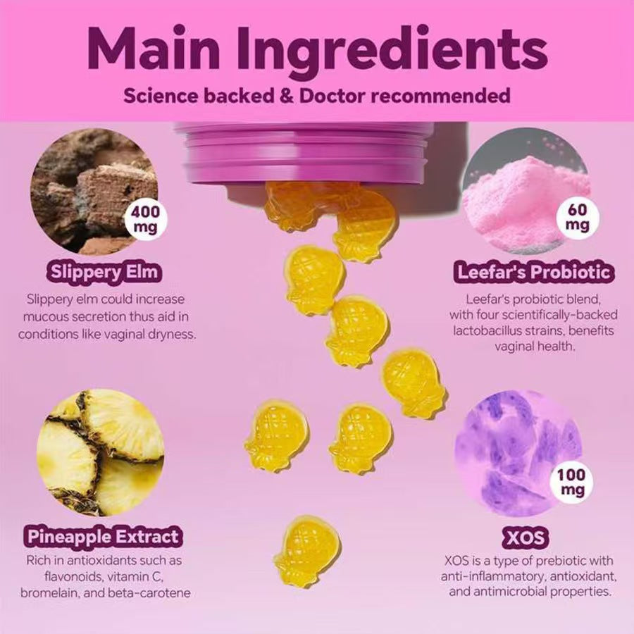 Probiotic gummy candies for women