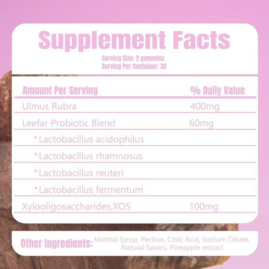 Probiotic gummy candies for women